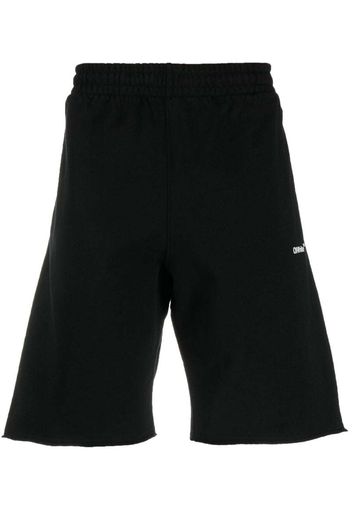 OFF-WHITE Single Arrow Pocket Sweatshorts Black/White