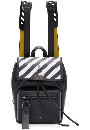 OFF-WHITE Backpack Diag Black White Yellow