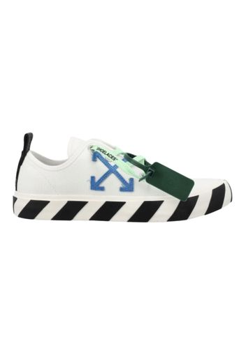 OFF-WHITE Hybrid Low Vulcanized Canvas White Navy Blue