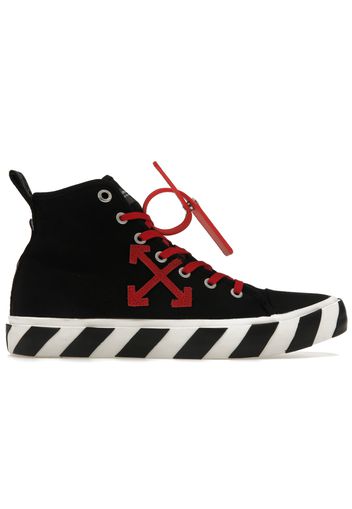 OFF-WHITE Vulcanized Hi Black Red Canvas