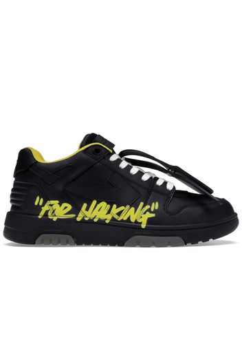 OFF-WHITE Out Of Office "OOO" Low Tops For Walking Black Yellow