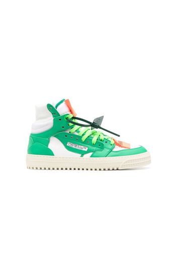 OFF-WHITE 3.0 Off Court High-Top Sneakers Green White