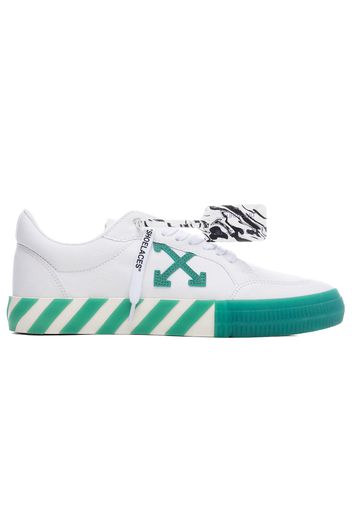 OFF-WHITE Vulc Low Canvas White Green