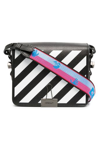 OFF-WHITE Diag Flap Bag SS21 Black/White