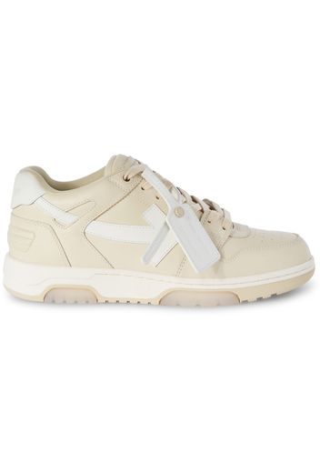 OFF-WHITE Out Of Office OOO Low Tops Angora White