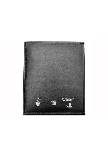 OFF-WHITE Logo Card Case Black/White