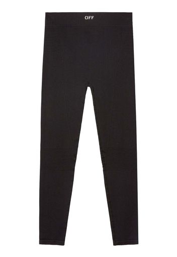 OFF-WHITE Off-Stamp Leggings Black