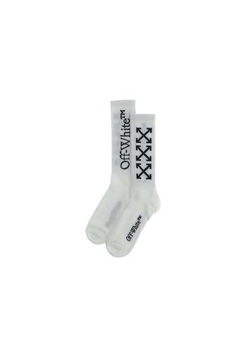 OFF-WHITE Arrow Bookish Socks White/Black (OMRA075C99KNI0010110)