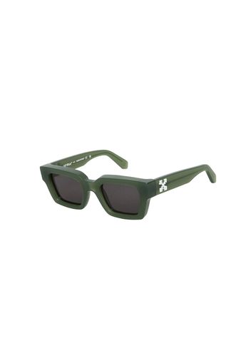 OFF-WHITE Virgil Rectangle Sunglasses Green/Grey (OERI008C99PLA0015507-FR)