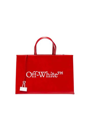 OFF-WHITE Medium Box Bag Red/White