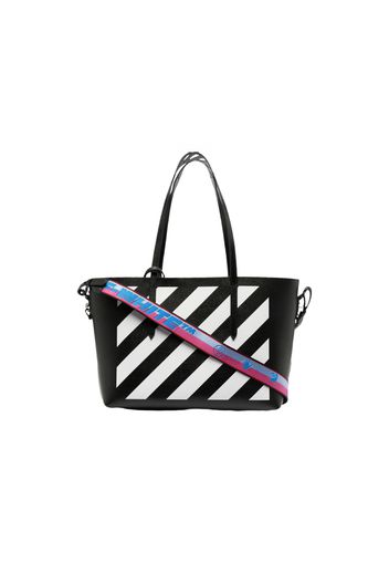 OFF-WHITE Virgil Abloh Diagonal Stripes Binder Shoulder Bag Black