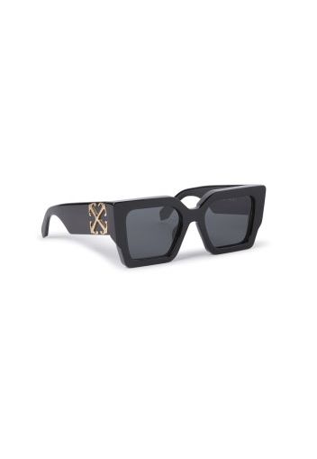 OFF-WHITE Catalina Square Sunglasses Black/Dark Grey (OERI128S24PLA0011007-FR)