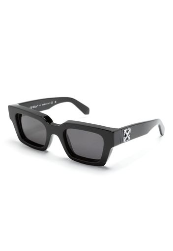 OFF-WHITE Virgil Square Frame Sunglasses Black/Grey (OERI126S24PLA0011007)