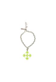 OFF-WHITE Arrow Play Bracelet Silver/Green