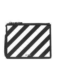 OFF-WHITE Double Pouch Diag Black White