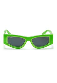 OFF-WHITE Andy Square Sunglasses Green/Grey (OERI047F22PLA0015907)