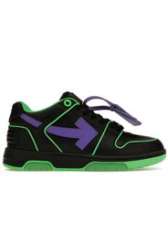 OFF-WHITE Out Of Office OOO Outlined Low Tops Black Green Purple