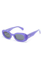 OFF-WHITE Amalfi Oval Sunglasses Purple/Grey (OERI087F23PLA0013707)