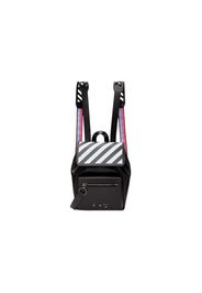 OFF-WHITE Diag Backpack Black/White with Red/Blue Strap