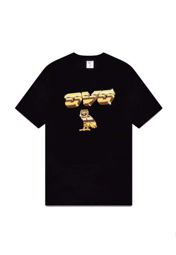 OVO Chrome Owl T-Shirt Black/Gold