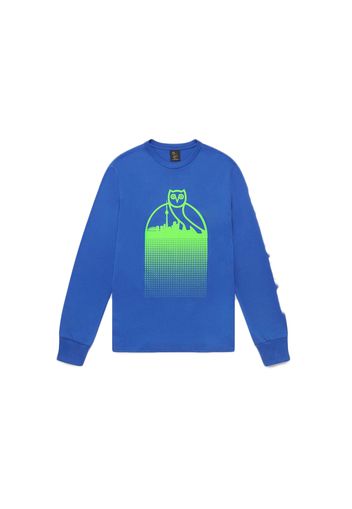 OVO Skyline Longsleeve T-Shirt Sapphire