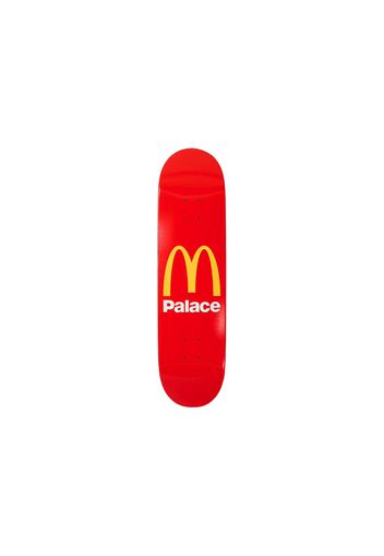 Palace x McDonald's Logo Skateboard Deck Red