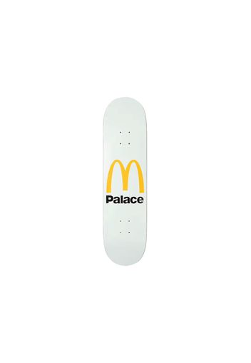 Palace x McDonald's Logo Skateboard Deck White