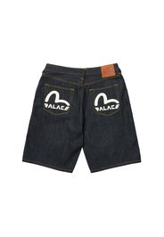 Palace x Evisu Long Denim Short Raw