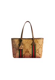 Palace x Gucci GG Jumbo Canvas Web Detail Tote Bag Beige