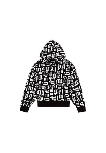 Palm Angels Monogram Hoodie Black