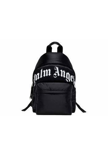 Palm Angels Curved Logo Backpack Black