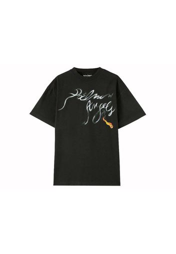 Palm Angels Foggy PA T-Shirt Black/White