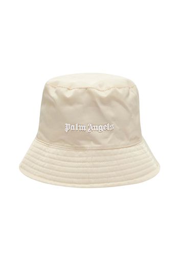 Palm Angels Classic Logo Bucket Hat Beige/White