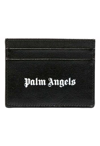 Palm Angels Card Case Logo Caviar Black