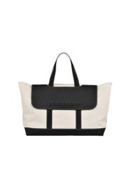 Palm Angels Cabas Bag White/Black