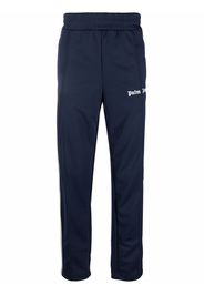 Palm Angels Side Stripe Straight Leg Track Pants FW 21 Navy Blue White