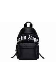 Palm Angels Curved Logo Backpack Black