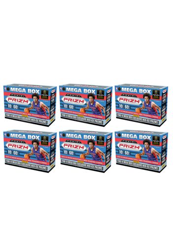 2021-22 Panini Prizm Basketball Mega Box (Red Ice Prizms) 6x Lot