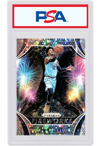 Ja Morant 2019 Panini Prizm Fireworks Rookie Fast Break #28