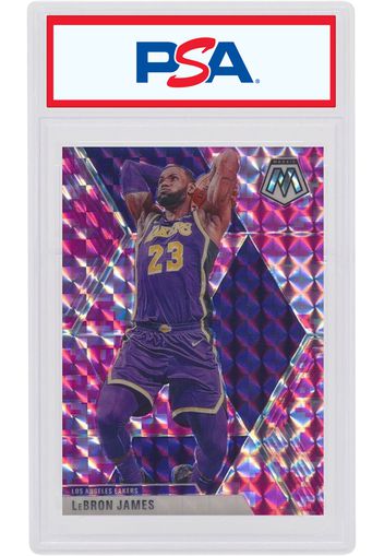 LeBron James 2019 Panini Mosaic Camo Pink #8