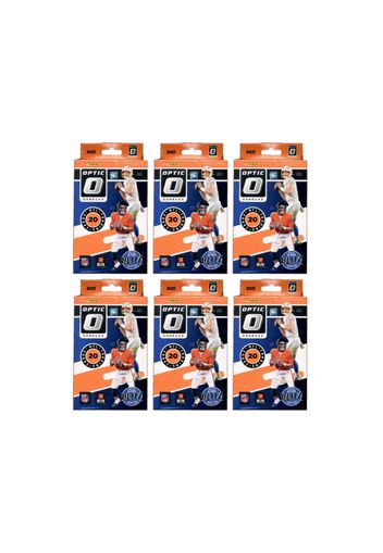 2021 Panini Donruss Optic Football Hanger Box (Blue Scope Parallels) 6x Lot