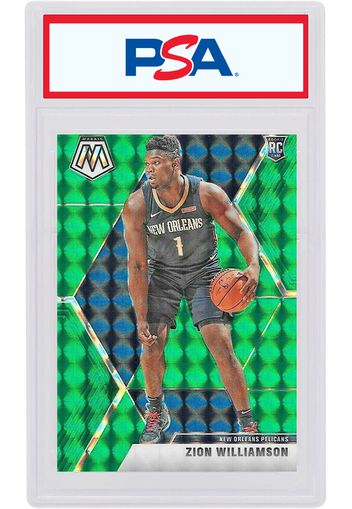 Zion Williamson 2019 Panini Mosaic Rookie Green #209