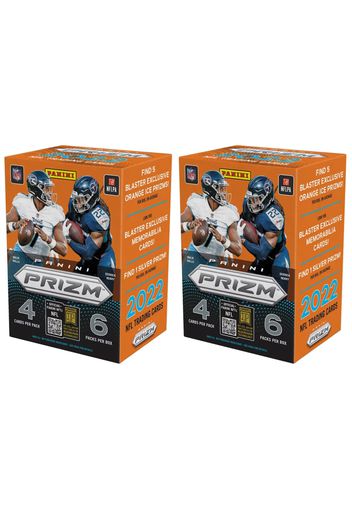 2022 Panini Prizm Football Fanatics Blaster Box (Orange Ice Prizms) 2x Lot