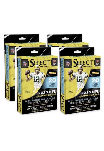 2020 Panini Select Football Hanger Box (Light Blue Die-Cuts) 4x Lot