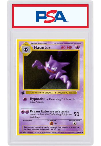 Haunter 1999 Pokemon TCG Base Set 1st Edition #29/102