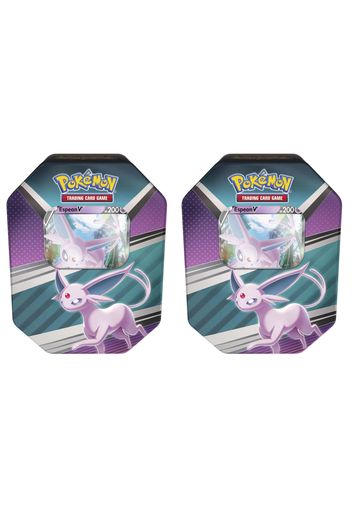 Pokémon TCG V Heroes Espeon V Tin (4 Packs) 2x Lot