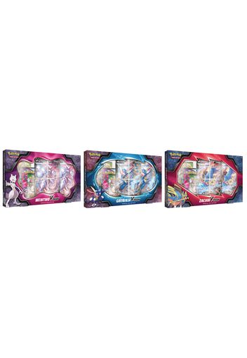 Pokémon TCG Sword & Shield Mewtwo/Greninja/Zacian V-UNION Special Collection Box Bundle