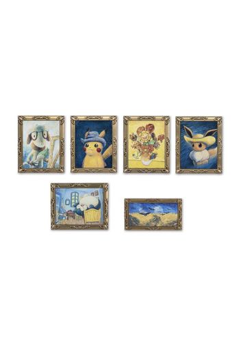 Pokemon Center x Van Gogh Museum: Pokemon Inspired by Paintings 6 Pack Pin Box Set