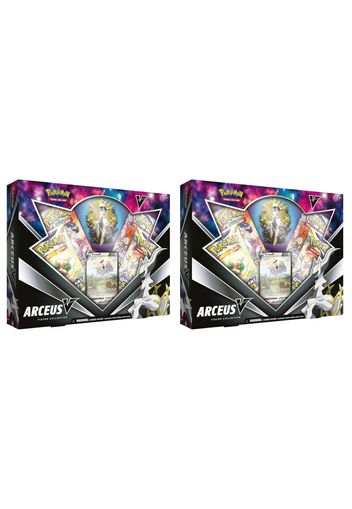 Pokémon TCG Sword & Shield Arceus V Figure Collection Box 2x Lot