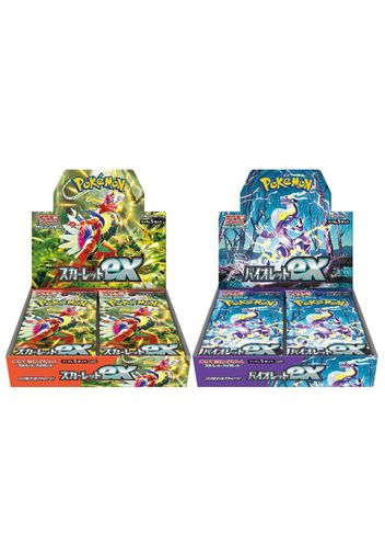 Pokémon TCG Scarlet & Violet Expansion Pack Scarlet ex & Violet ex Box (Japanese) 2x Bundle